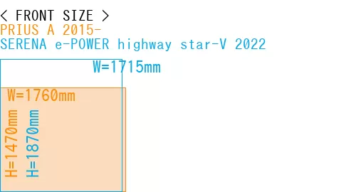 #PRIUS A 2015- + SERENA e-POWER highway star-V 2022